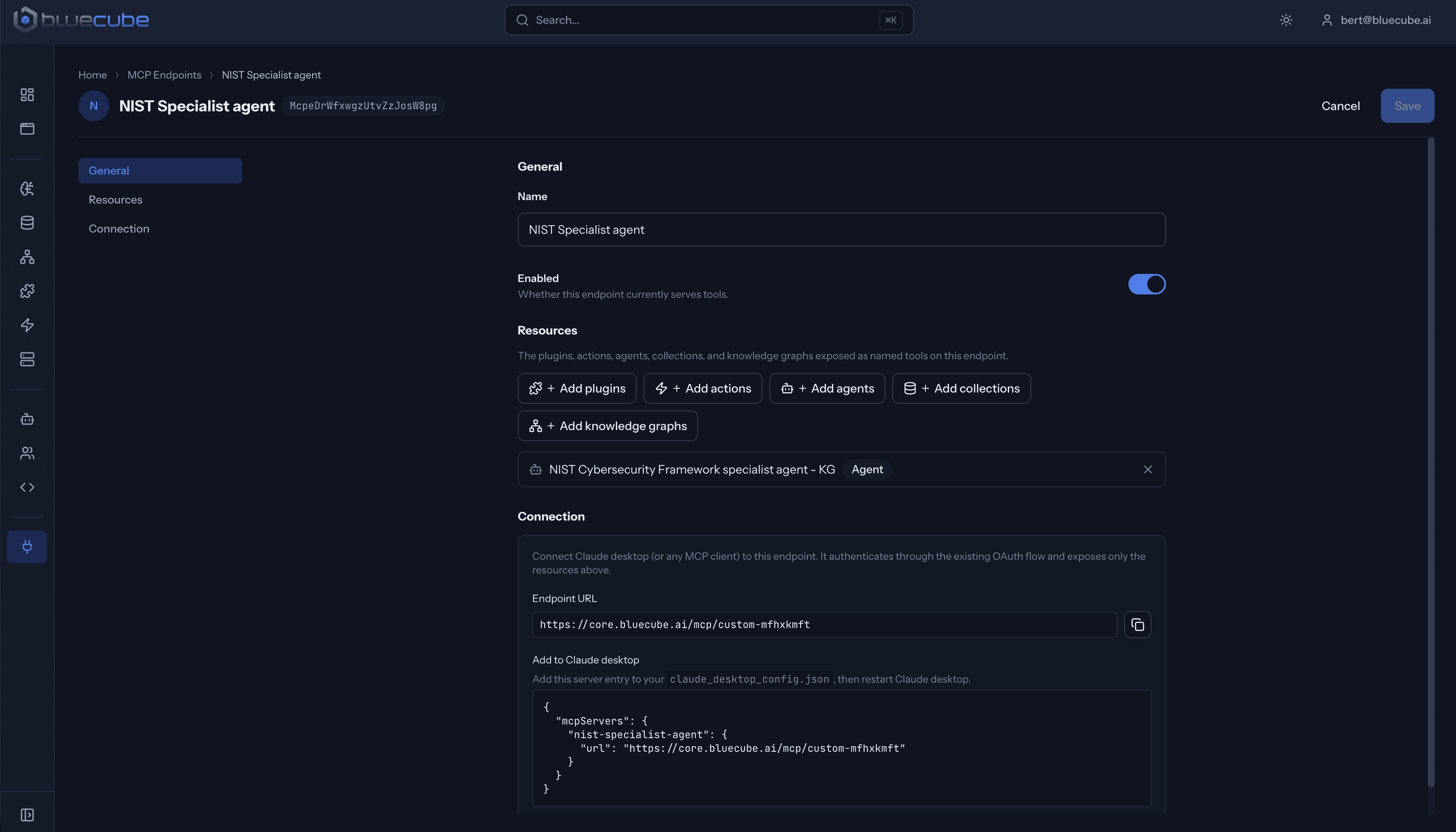 Expose Agentic features with BlueCube MCP Endpoints